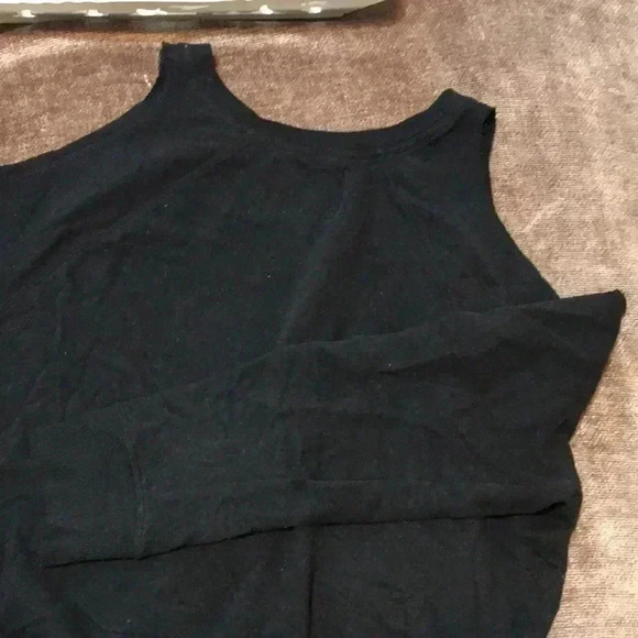 Victoria’s Secret Black Cold Shoulder Sweatshirt - Picture 4 of 4